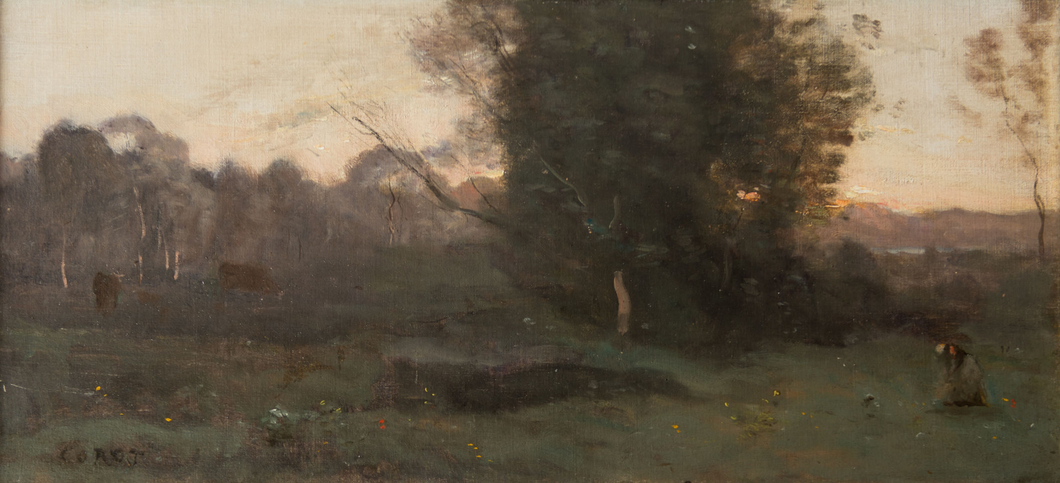 'Souvenir de Picardie' by Jean-Baptiste-Camille Corot